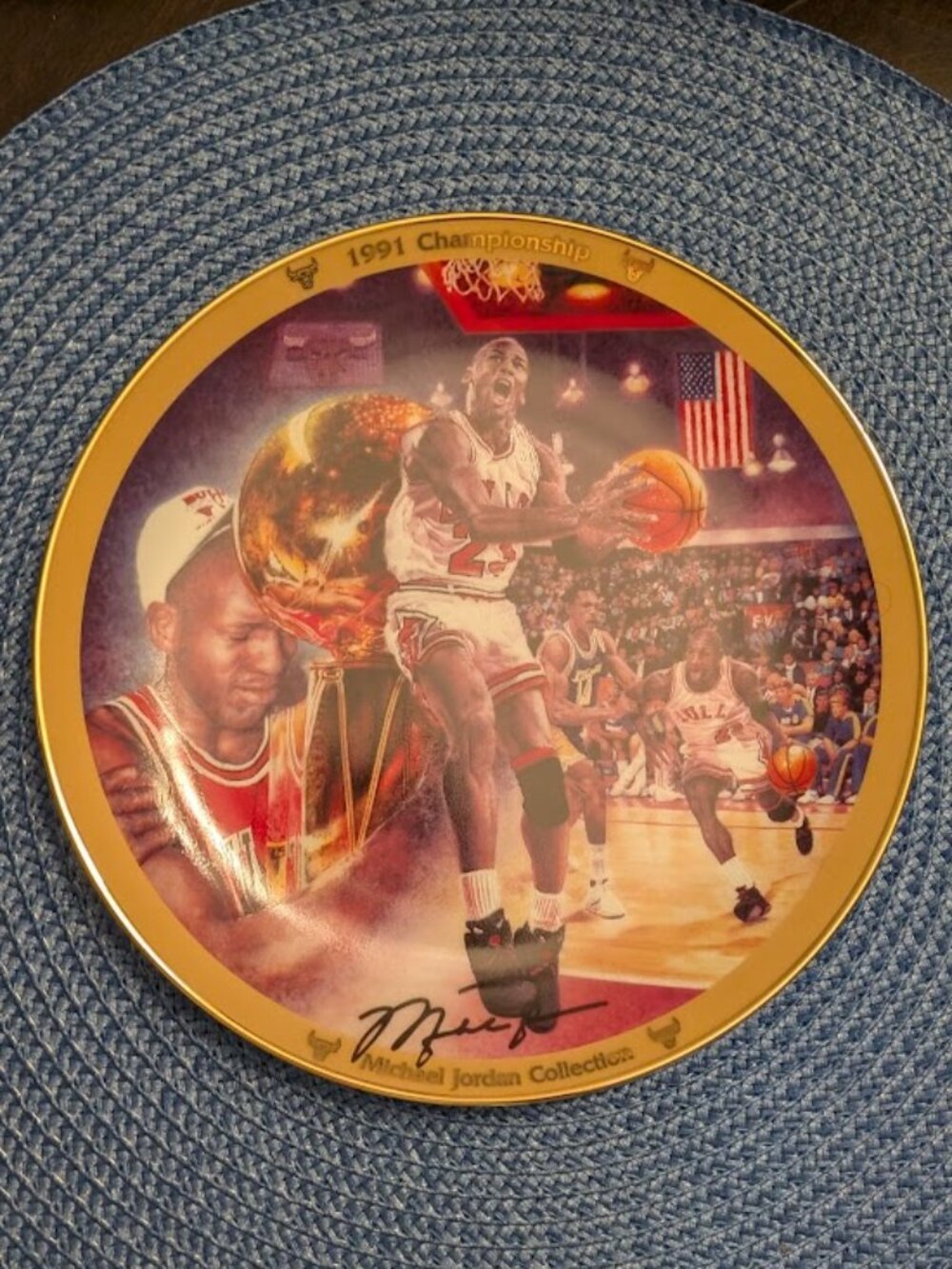 🔥SALE🔥UPPER DECK Michael Jordan Limited Edition "1991 Championship" #4177A